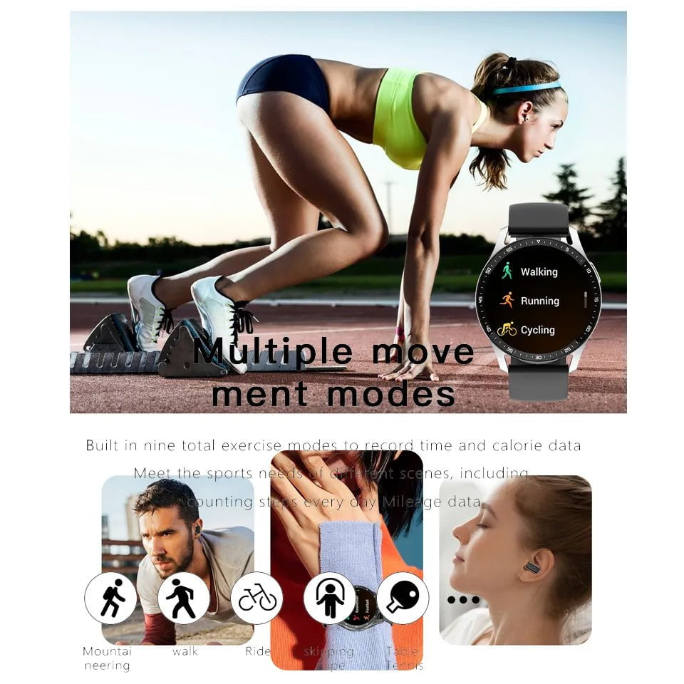 X7 2-in-1 Smartwatch: TWS Bluetooth Earphone, Blood Pressure & Heart Rate Monitor