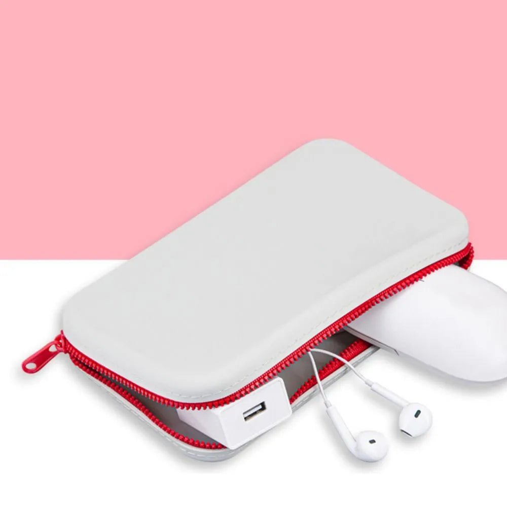 Zipper Square Silicone Makeup Pouch