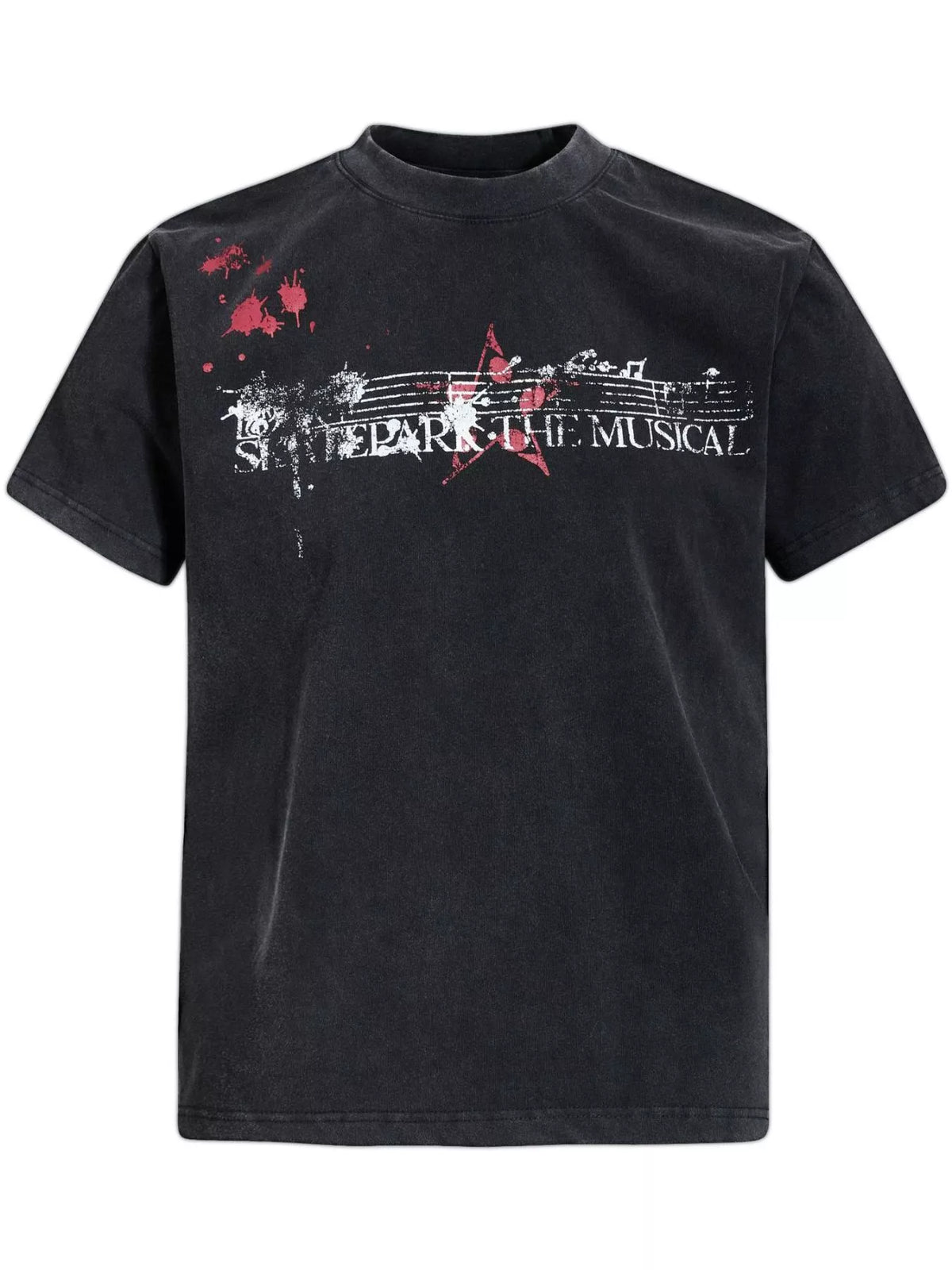 Men's graphic short-sleeve T-shirt in a slightly stretchy cotton-spandex blend.