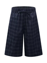 mens-plaid-wide-leg-drawstring-shorts-01