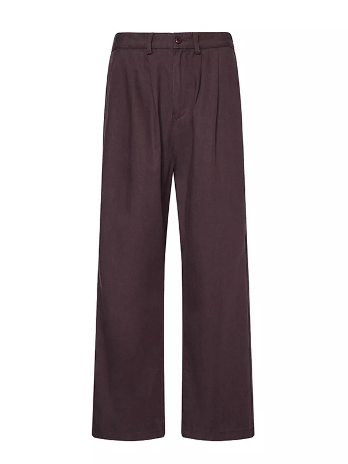 Men's relaxed fit pants with a drawstring waist and pockets.