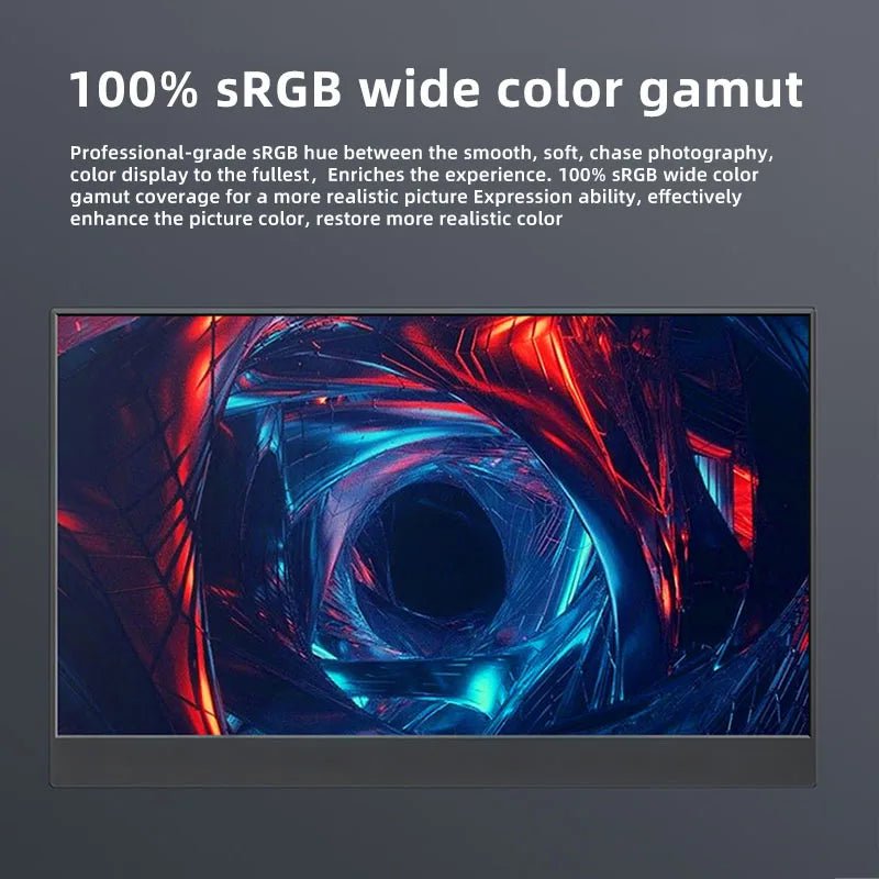 14-inch 1920x1080 Portable Monitor - 400cd/m², 60Hz, Laptop, Xbox, PS4/5
