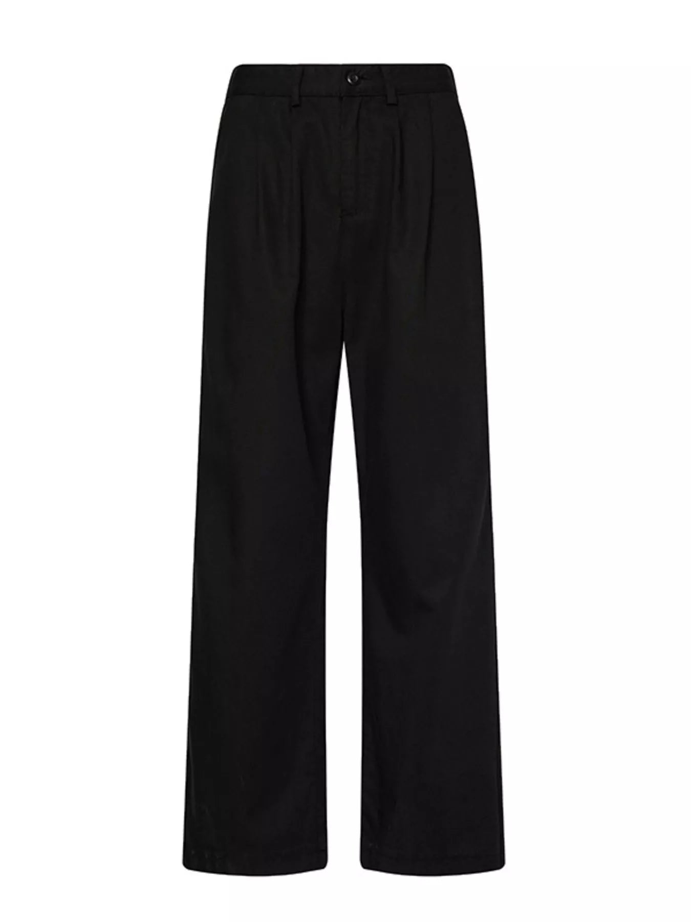Men's relaxed fit pants with a drawstring waist and pockets.
