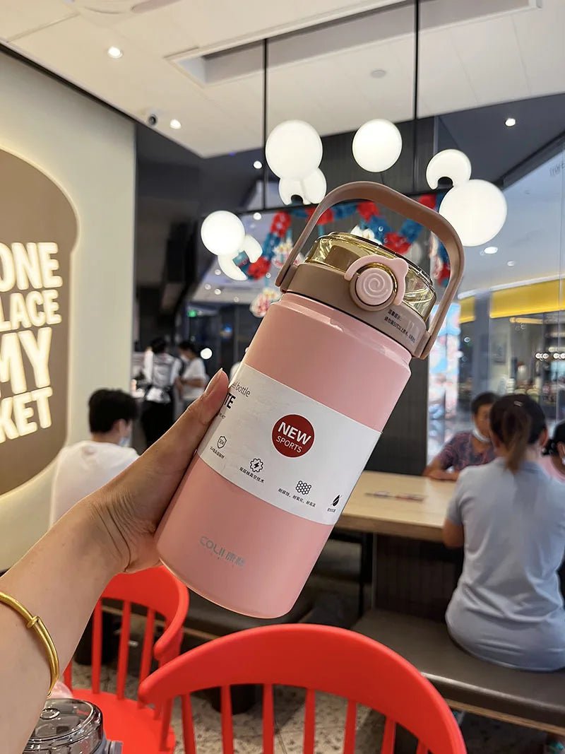 1L/1.2L Stainless Steel Thermal Water Bottle