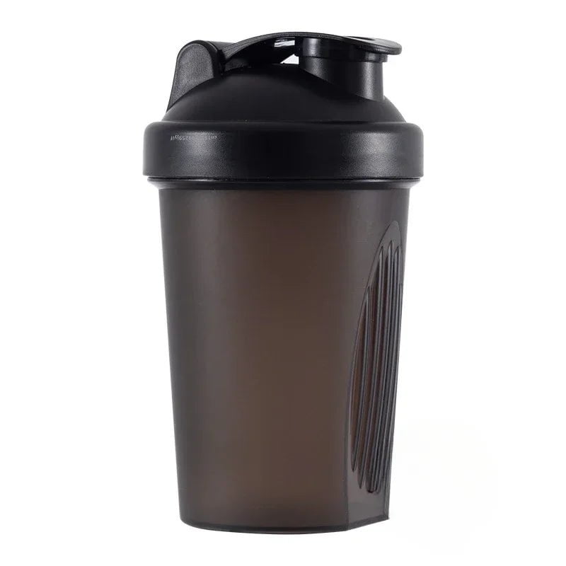 400ml BPA-free blender shaker bottle with leakproof design black / 400ml