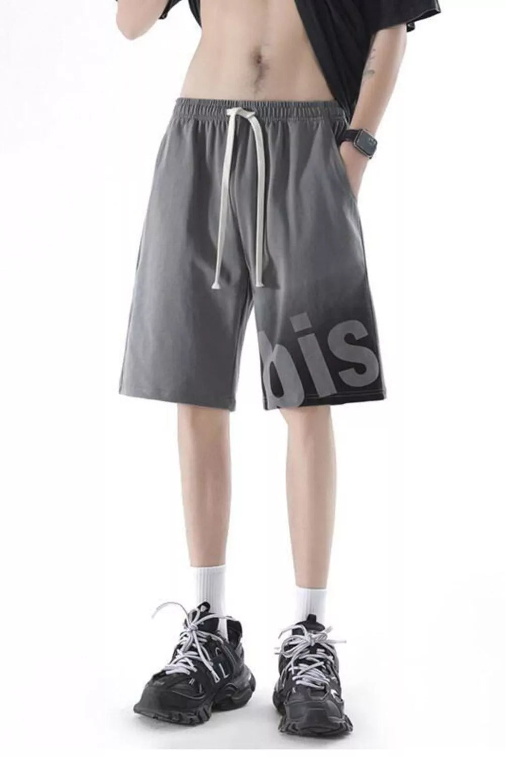 mens-plus-size-casual-drawstring-gradient-letter-shorts-01