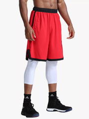 Men's quick-dry active shorts with pockets.