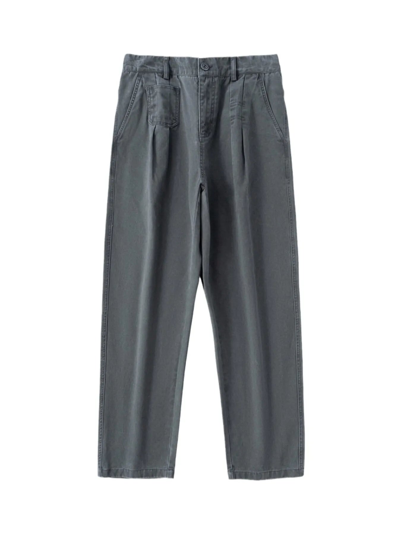 Men's loose fit pants with a drawstring waist.