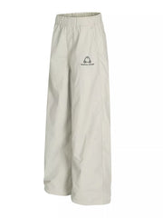 Men's casual pants with a wide leg silhouette.