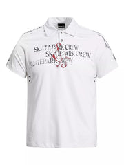 Men's short-sleeve polo in a slightly stretchy cotton-spandex blend.
