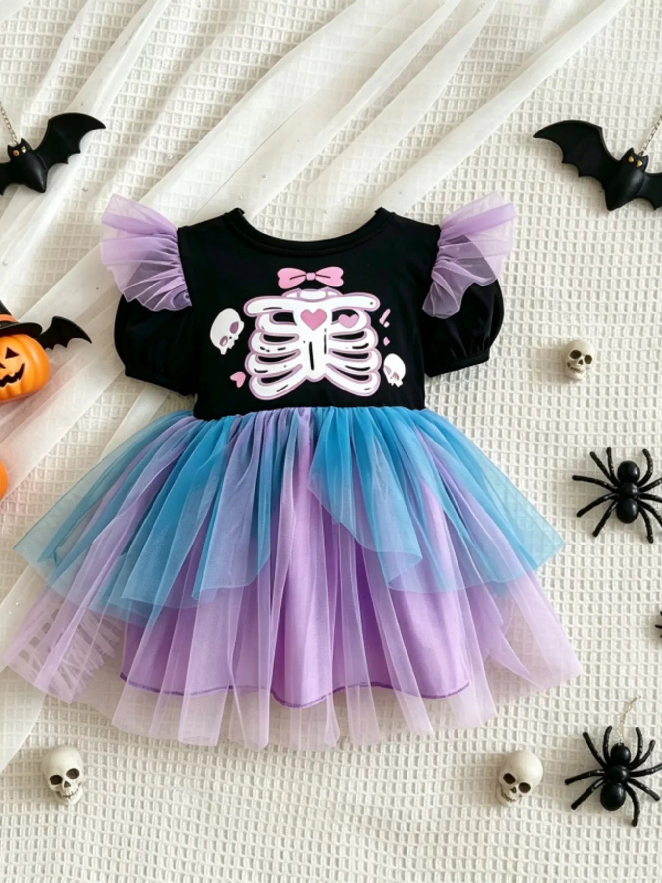 childrens-halloween-skeleton-graphic-tulle-tutu-dress-02