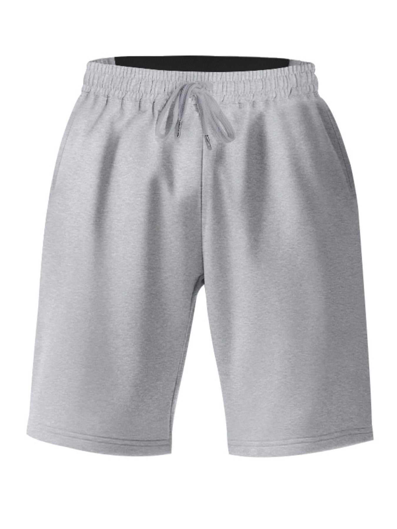 Men's casual shorts with a drawstring waist, available in regular and plus sizes.