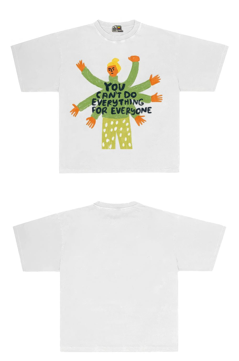 Abstract Multi-Armed Graphic Tee