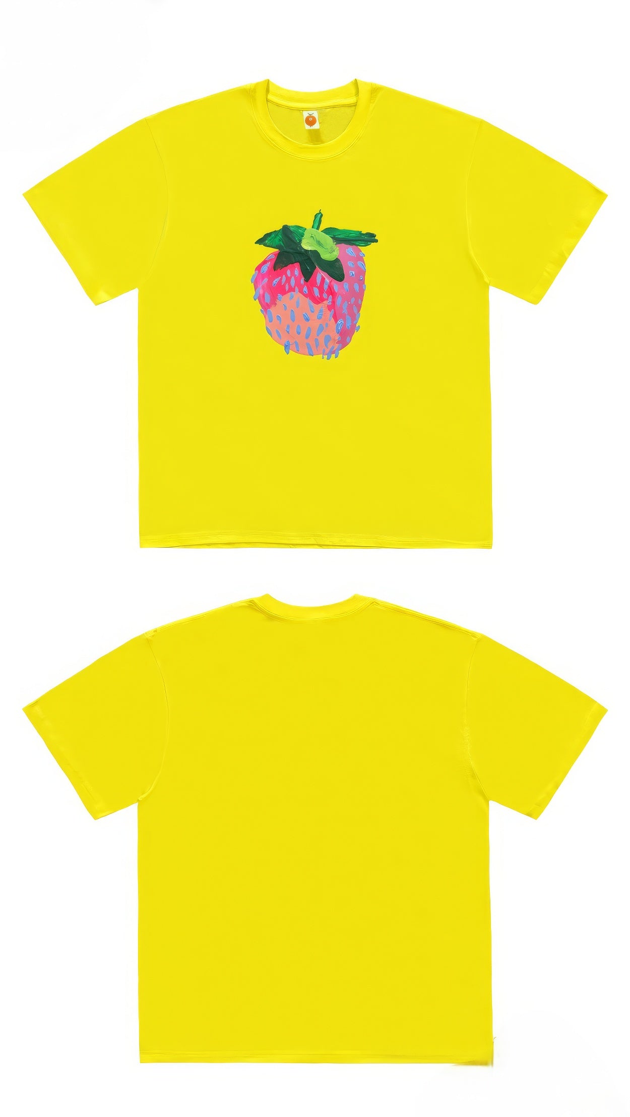 Abstract Strawberry Graphic T-Shirt