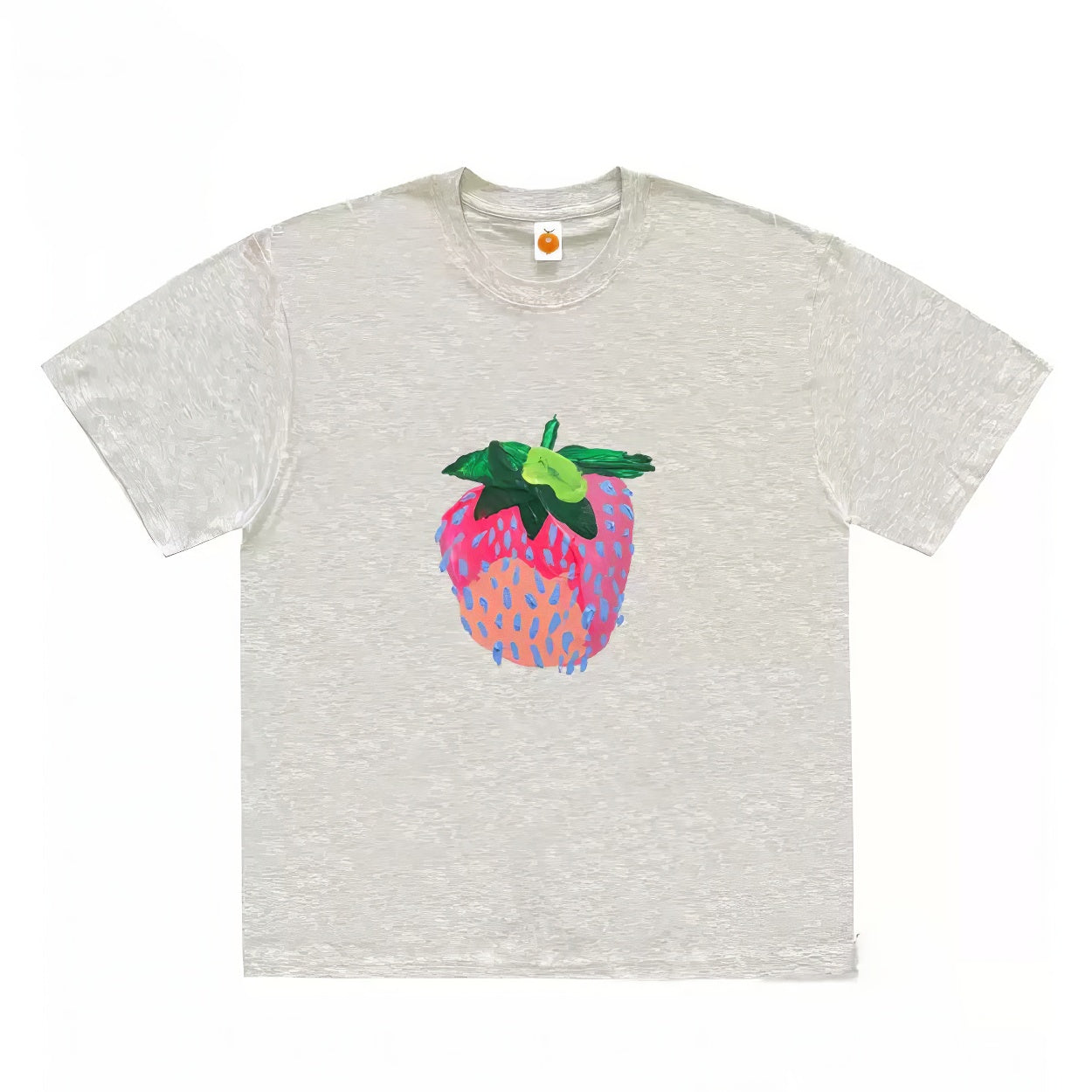 Abstract Strawberry Graphic T-Shirt
