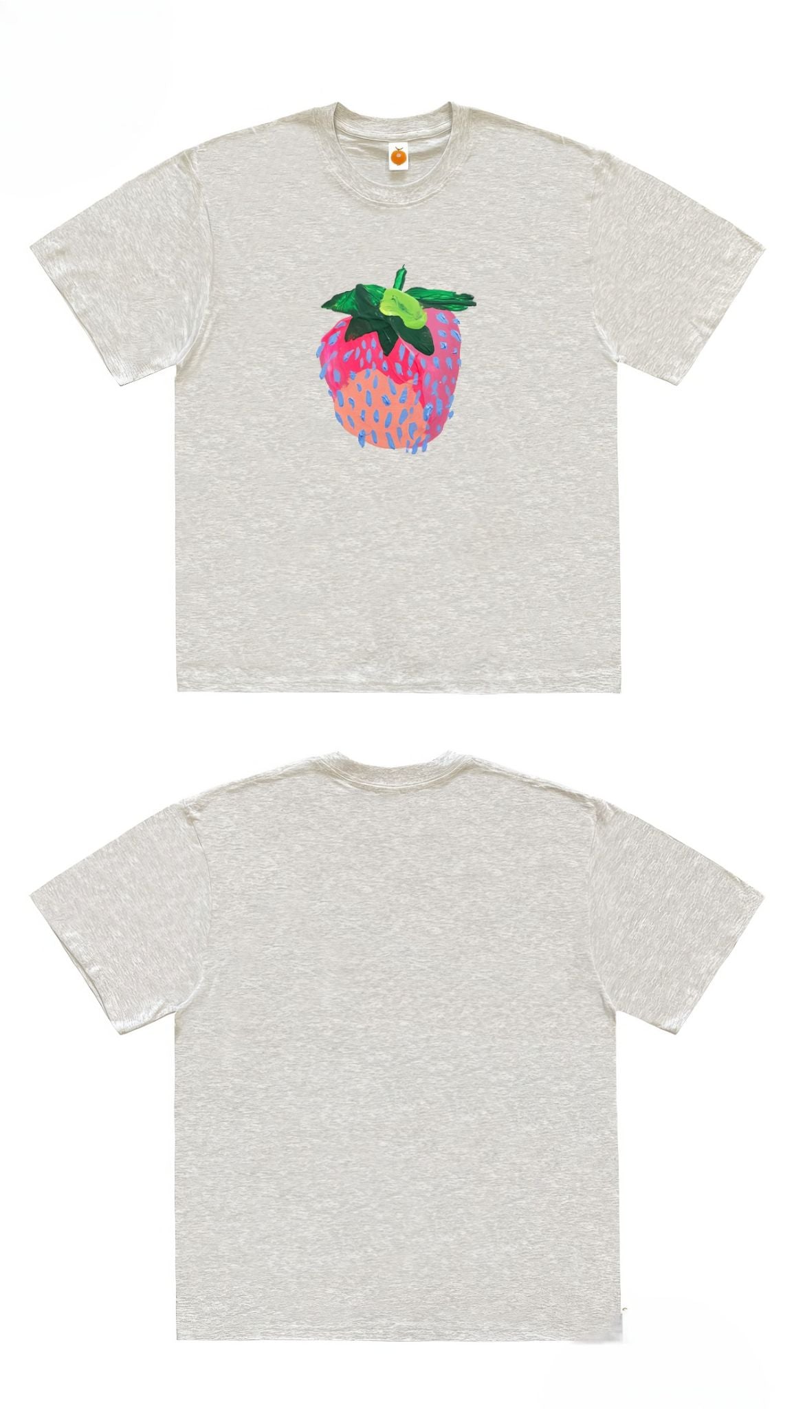 Abstract Strawberry Graphic T-Shirt