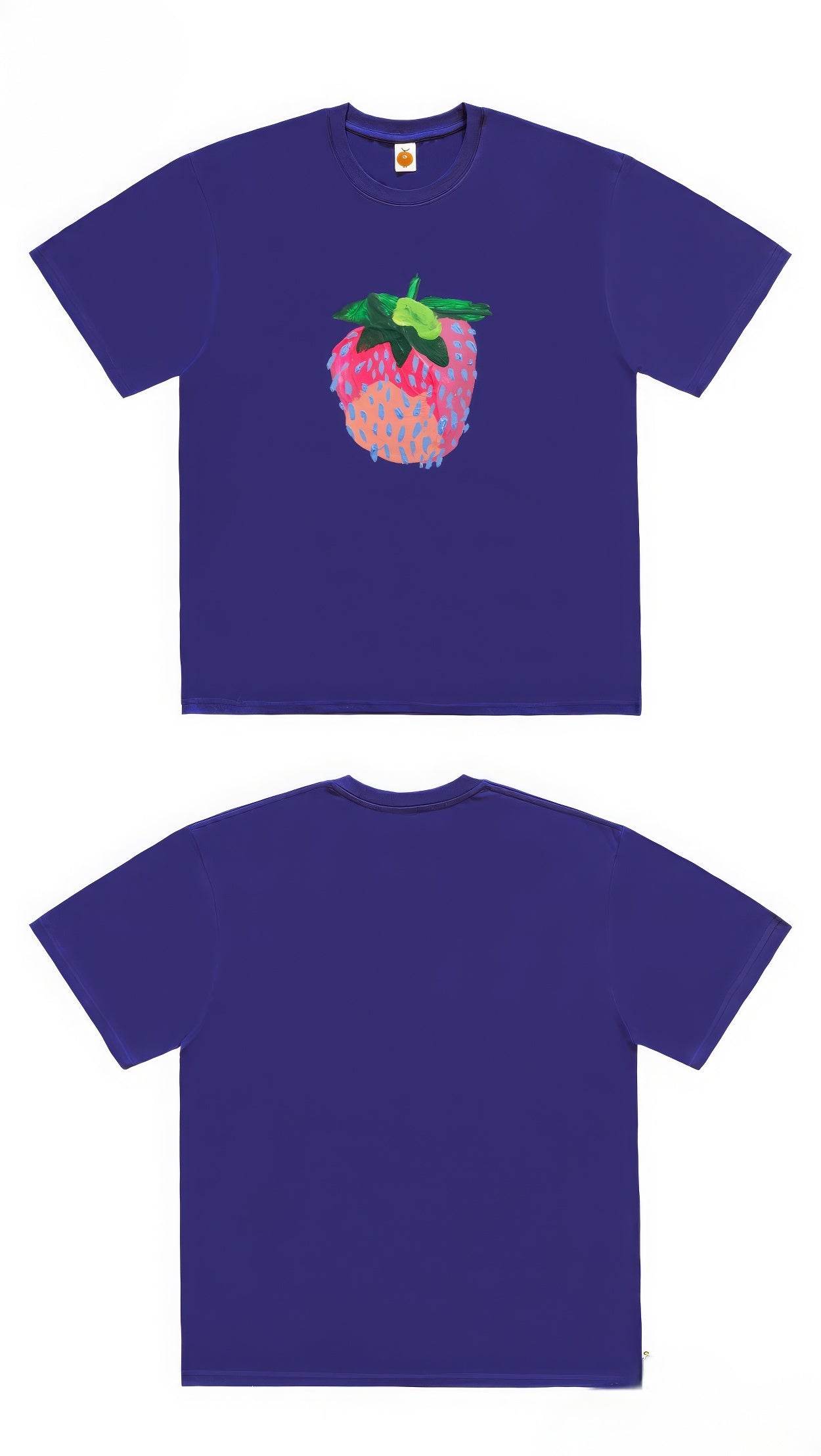 Abstract Strawberry Graphic T-Shirt
