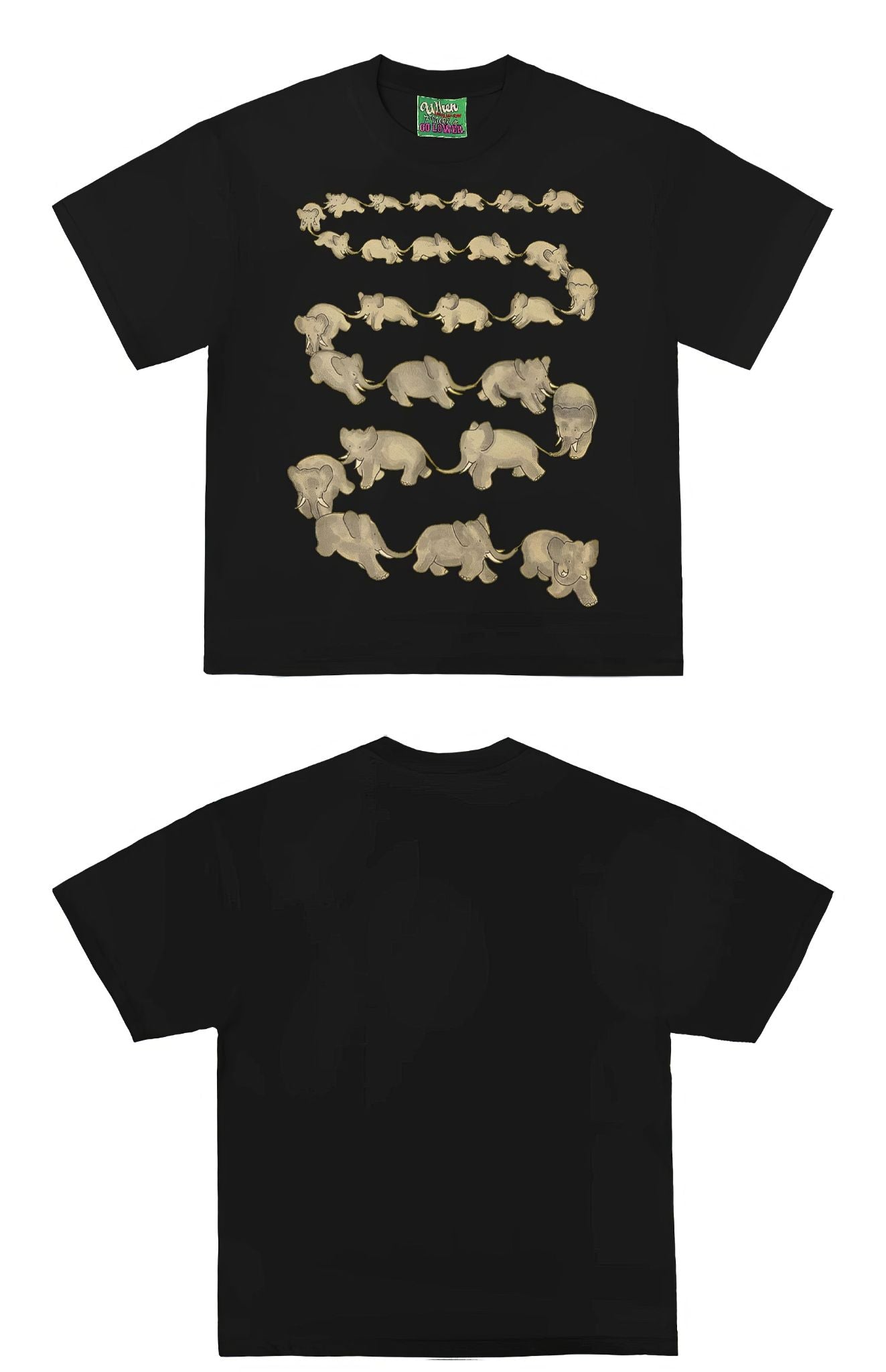 Elephant Parade Chain Graphic T-Shirt