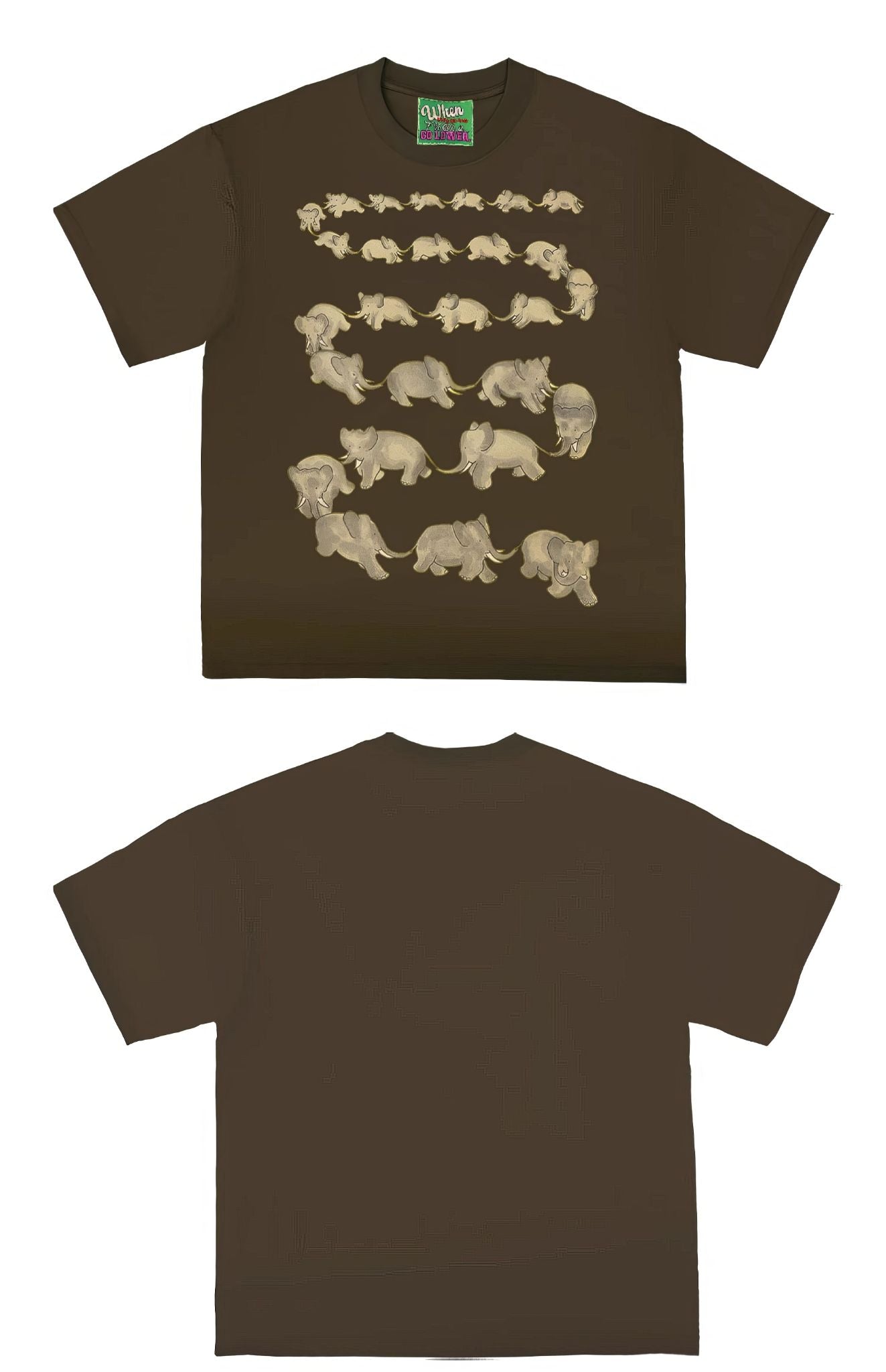 Elephant Parade Chain Graphic T-Shirt