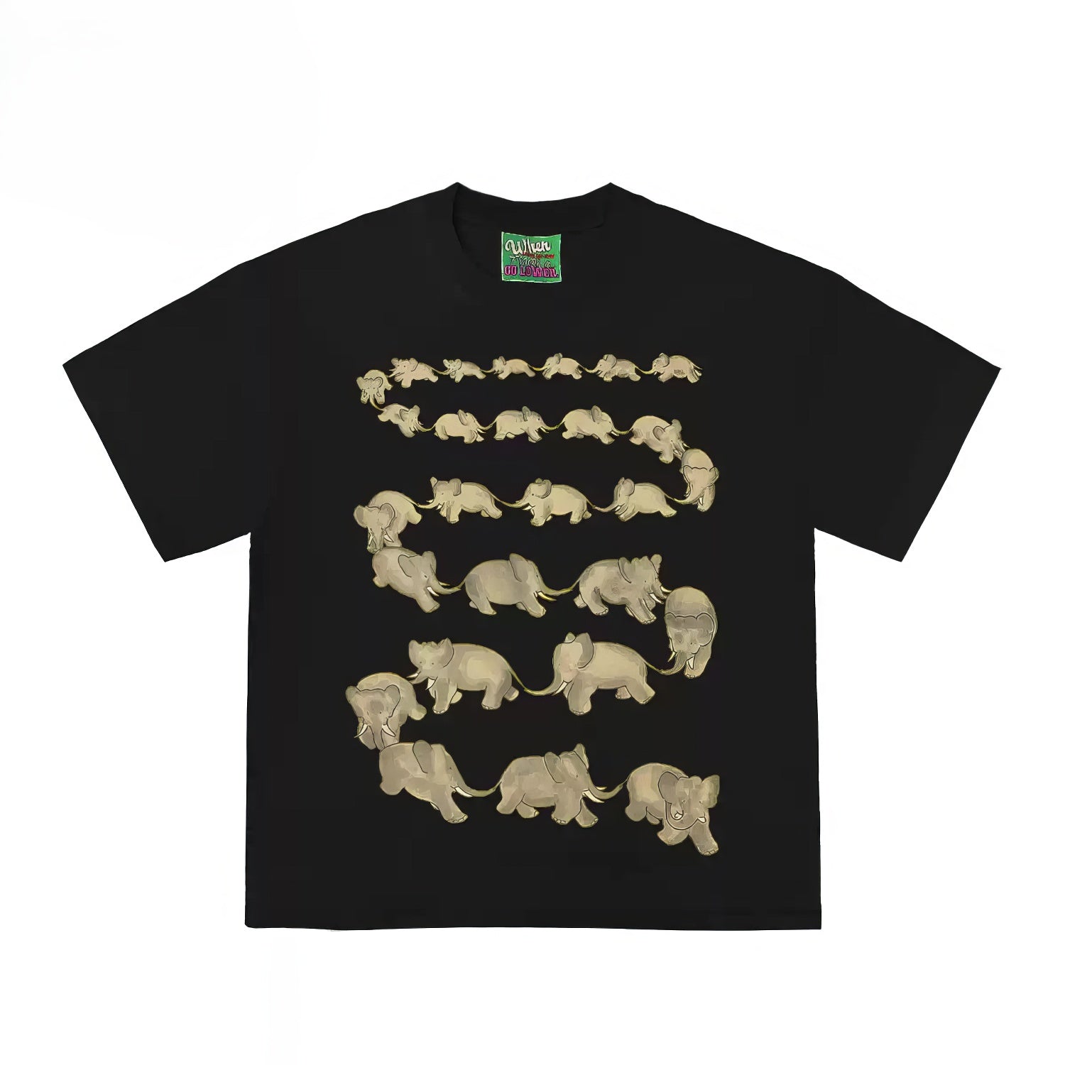 Elephant Parade Chain Graphic T-Shirt