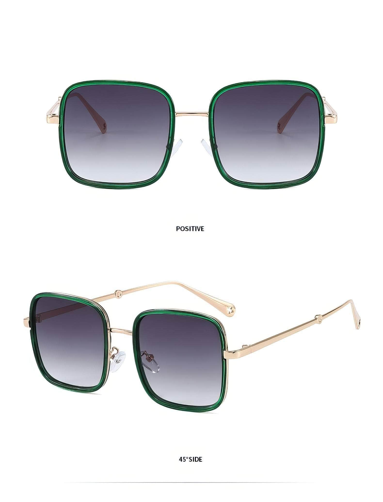 Emerald Square Polarised Sunglasses