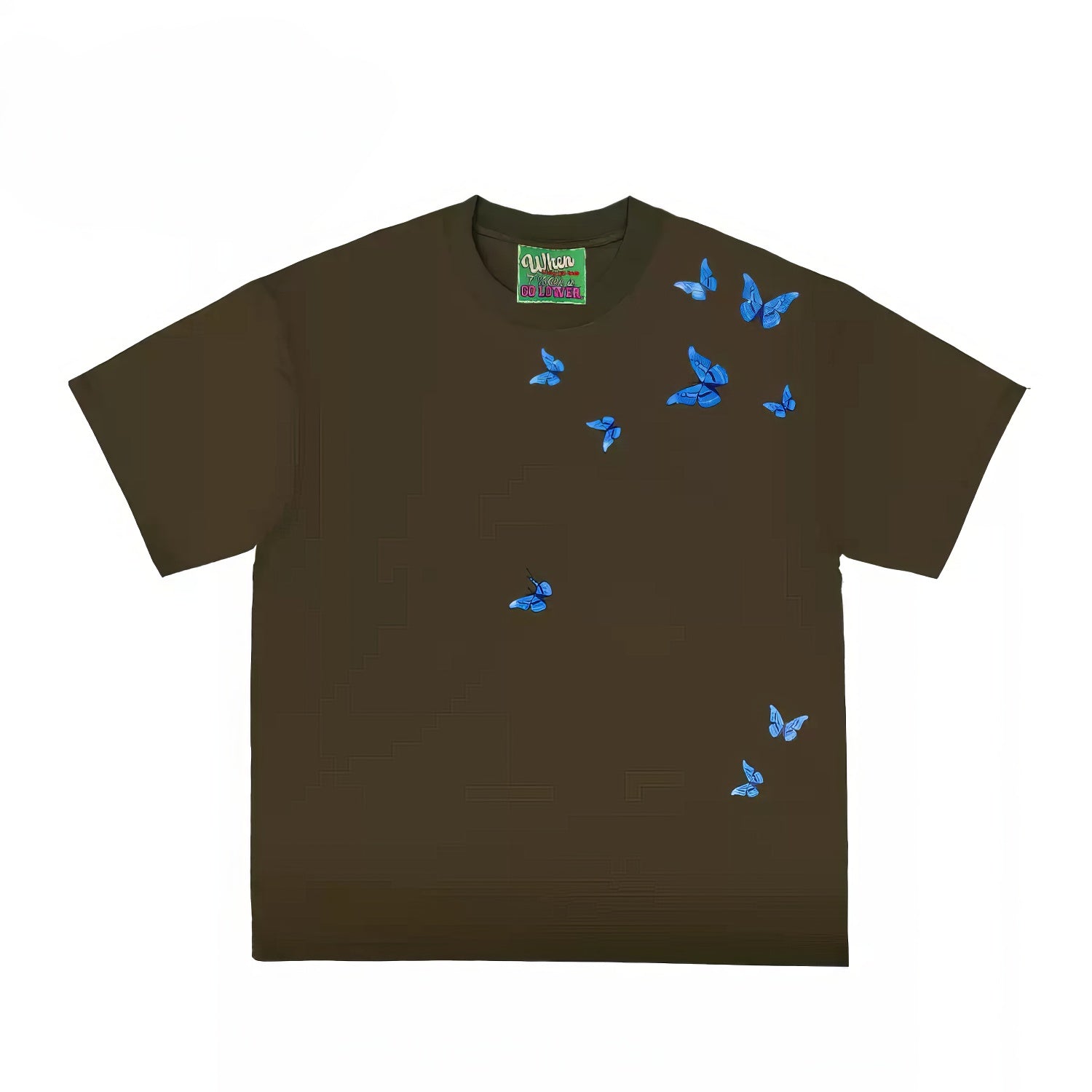Flying Blue Butterflies Graphic T-Shirt
