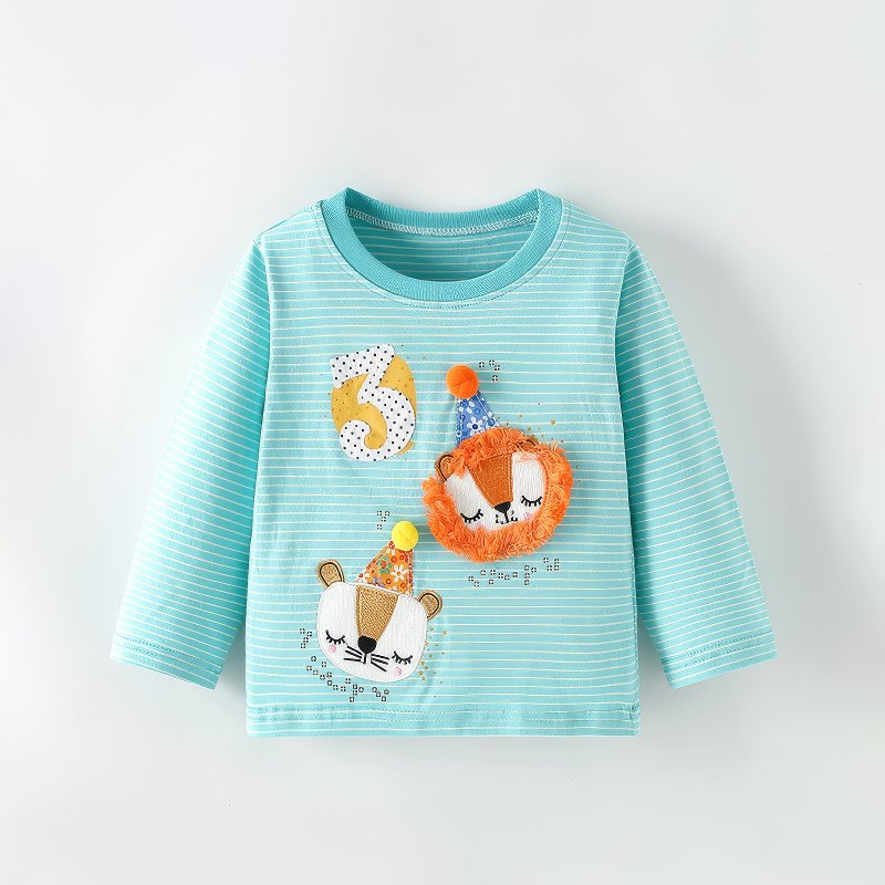 Jumping Meters Toddler Boy 3rd Birthday Animal Tee