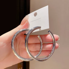 Large Chunky Gold Hoop Earrings