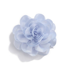 Large Satin Fabric Camellia Flower Brooch