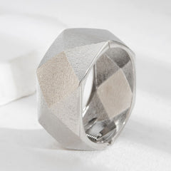 Sculptural Wide Hinge Cuff Bracelets