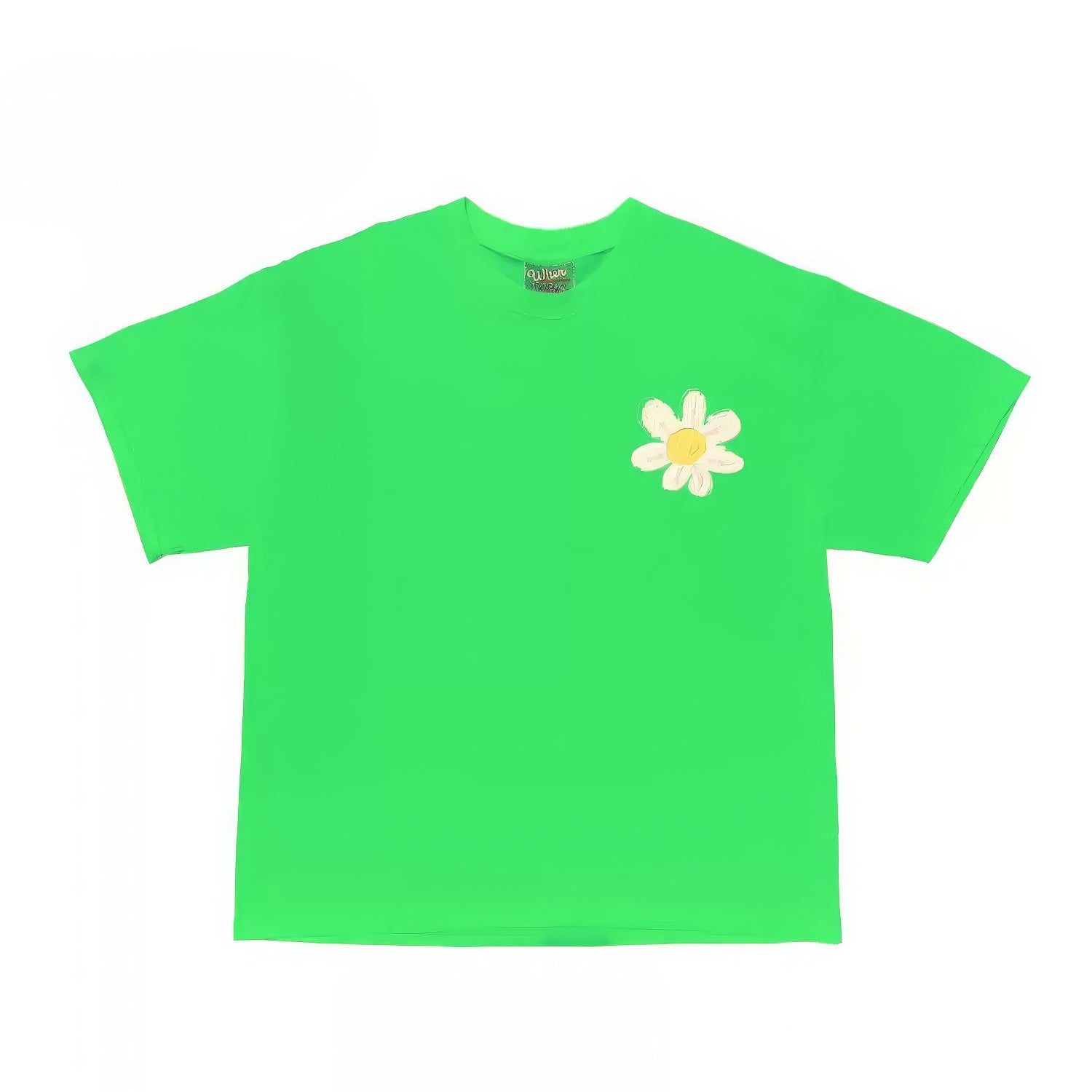 Simple Daisy Pocket Graphic T-Shirt
