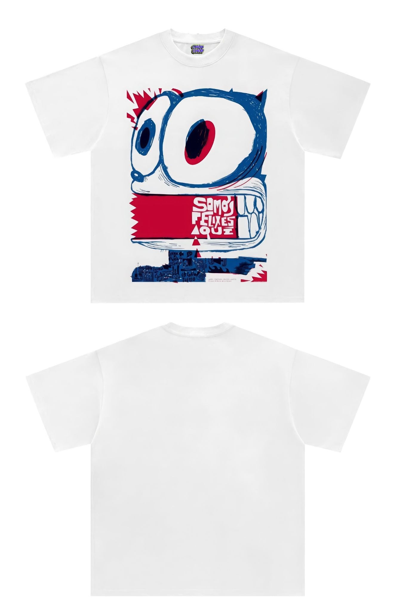 Unisex Graphic T-Shirt with Abstract Character Design