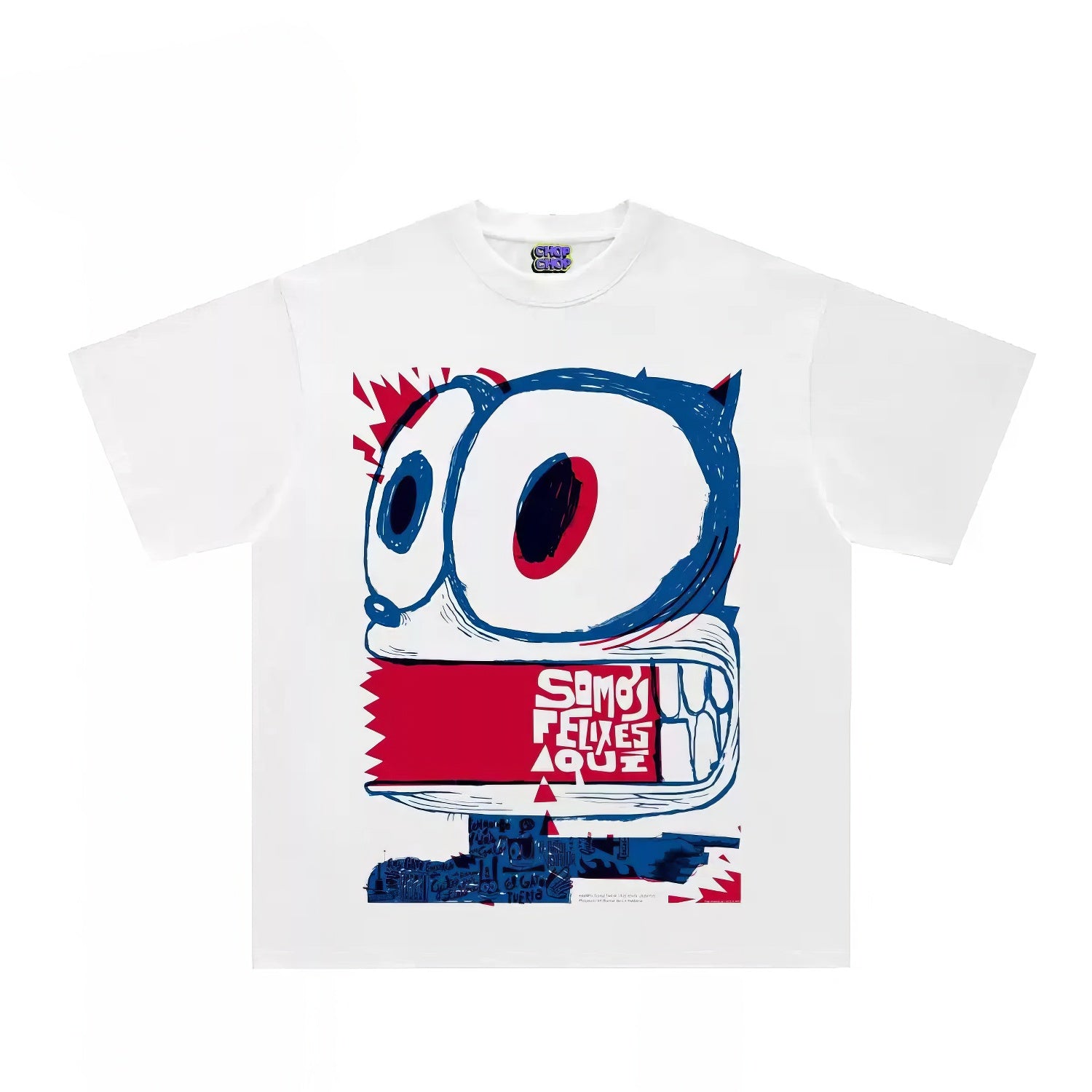 Unisex Graphic T-Shirt with Abstract Character Design