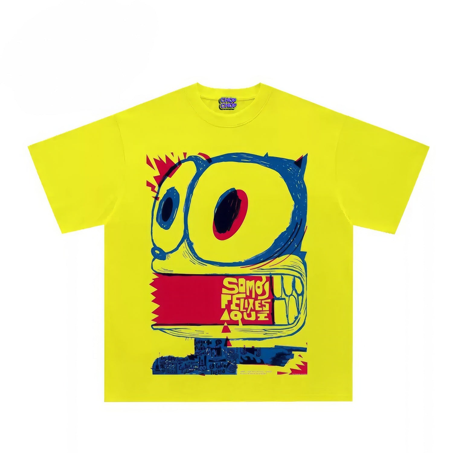 Unisex Graphic T-Shirt with Abstract Character Design
