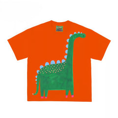 Whimsical Dinosaur Graphic T-Shirt for Boys and Girls