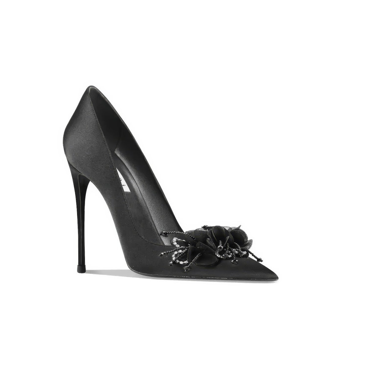 Women's Begum Embellished Satin Pointed Toe High Heel Pumps