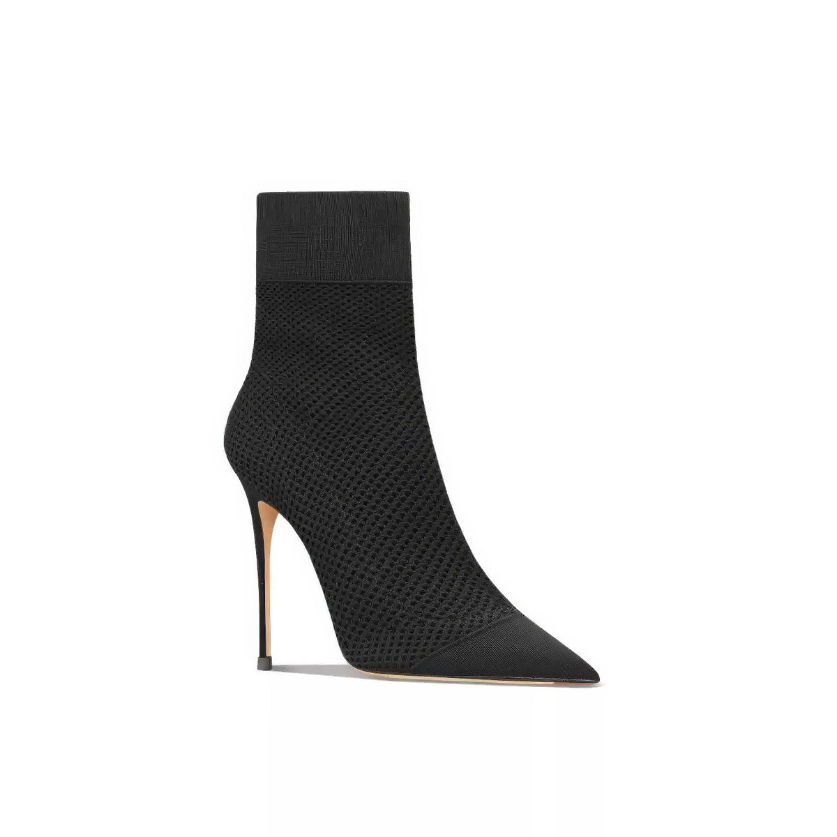 Women's Century Pointy-Toe Knitted High Heel Booties