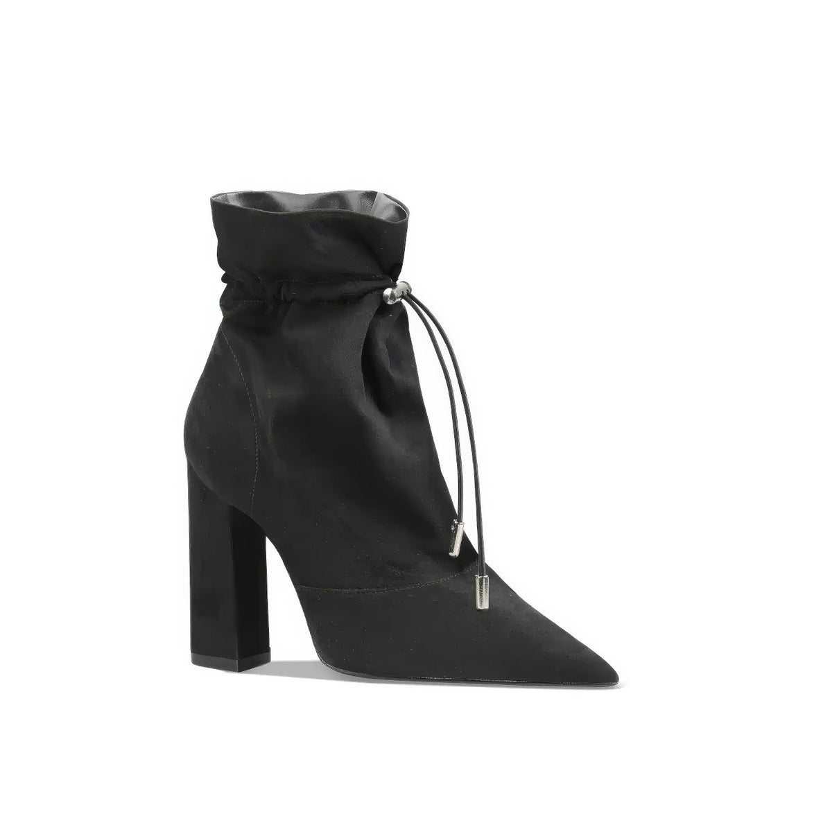 Women's Maeve Pointed Toe Suede High Block Heel Ankle Boots