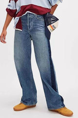 Baggy Jeans with Pockets Dusty Blue / L