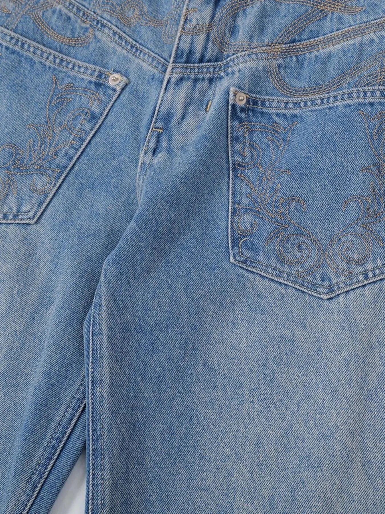 Basic style Oversized Wide leg Jeans