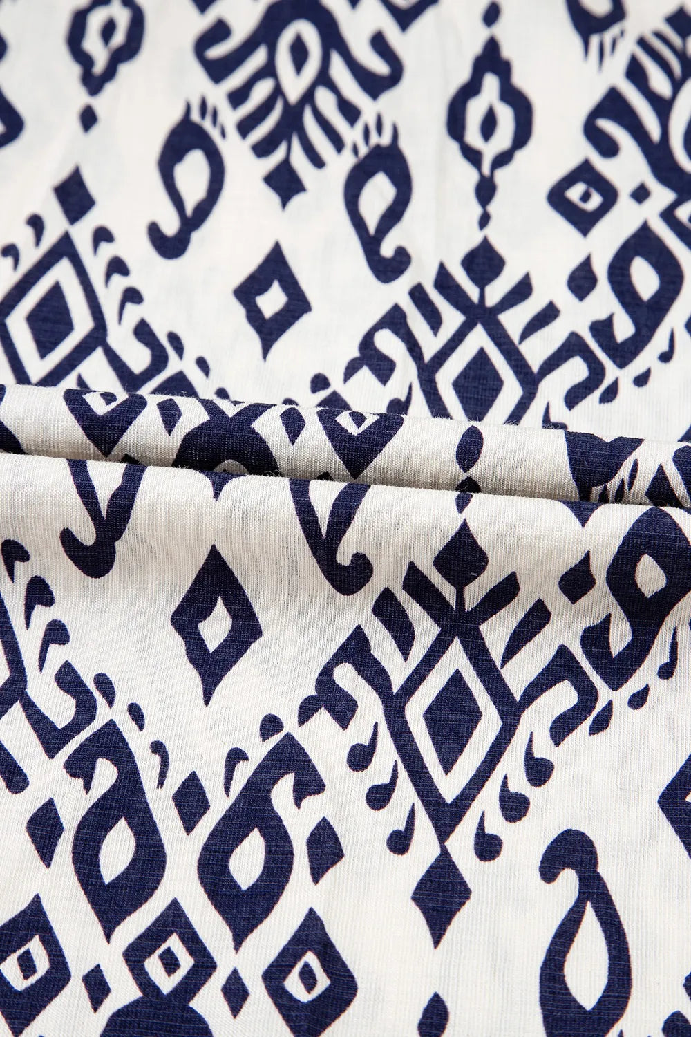 Bohemian Print Wide Leg Jumpsuit