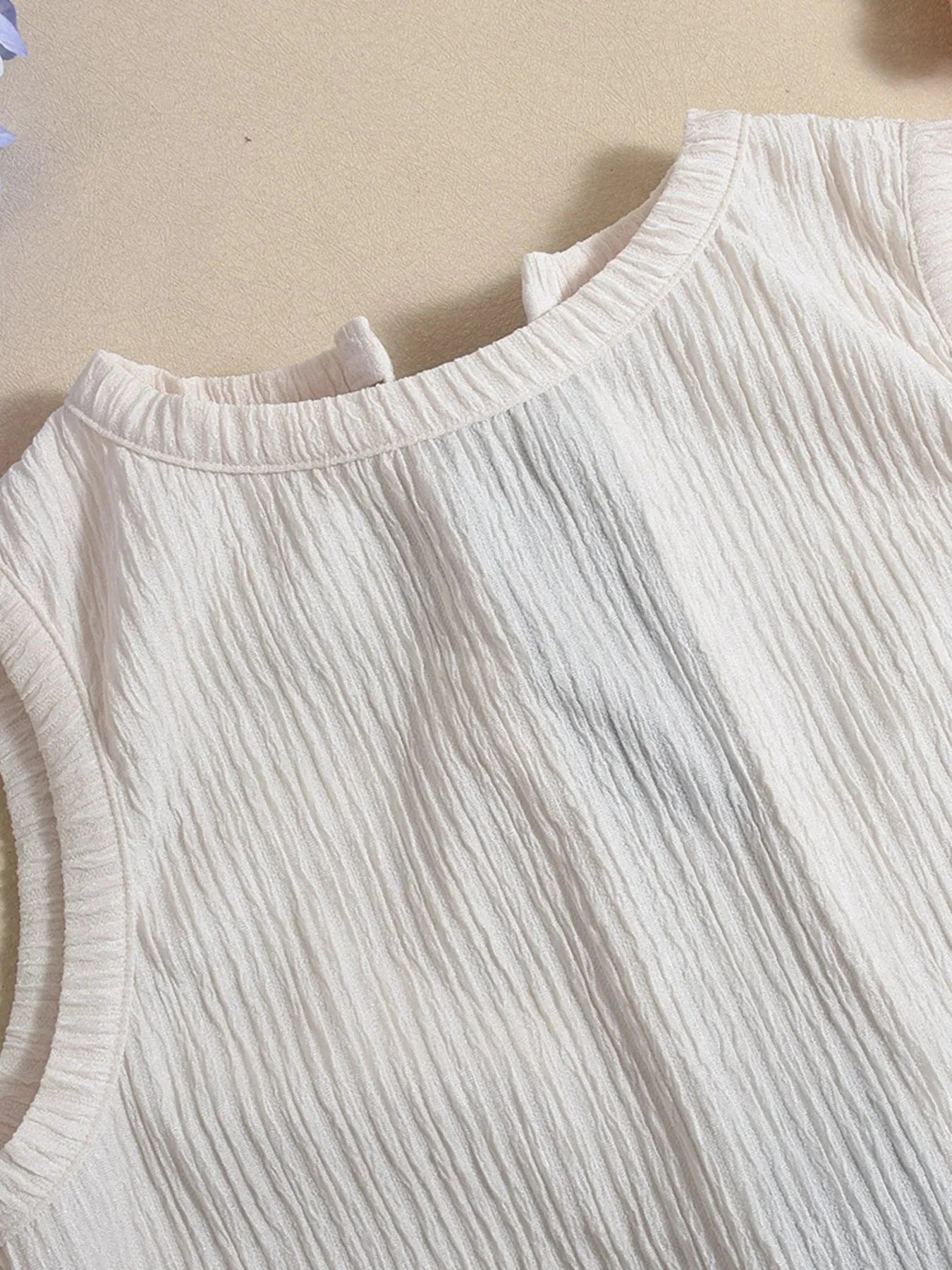 Bow Back Ribbed Tank Top