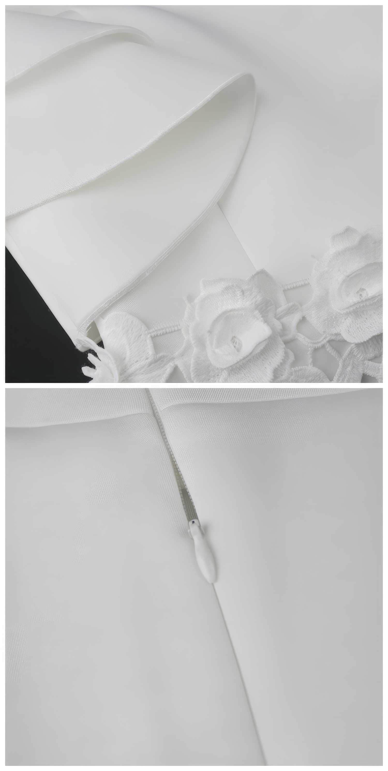 Butterfly Sleeves Floral Embroidered A-Line Dress