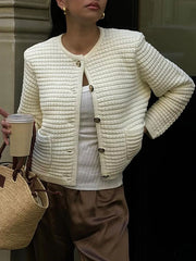 Button-Down Long Sleeve Cardigan