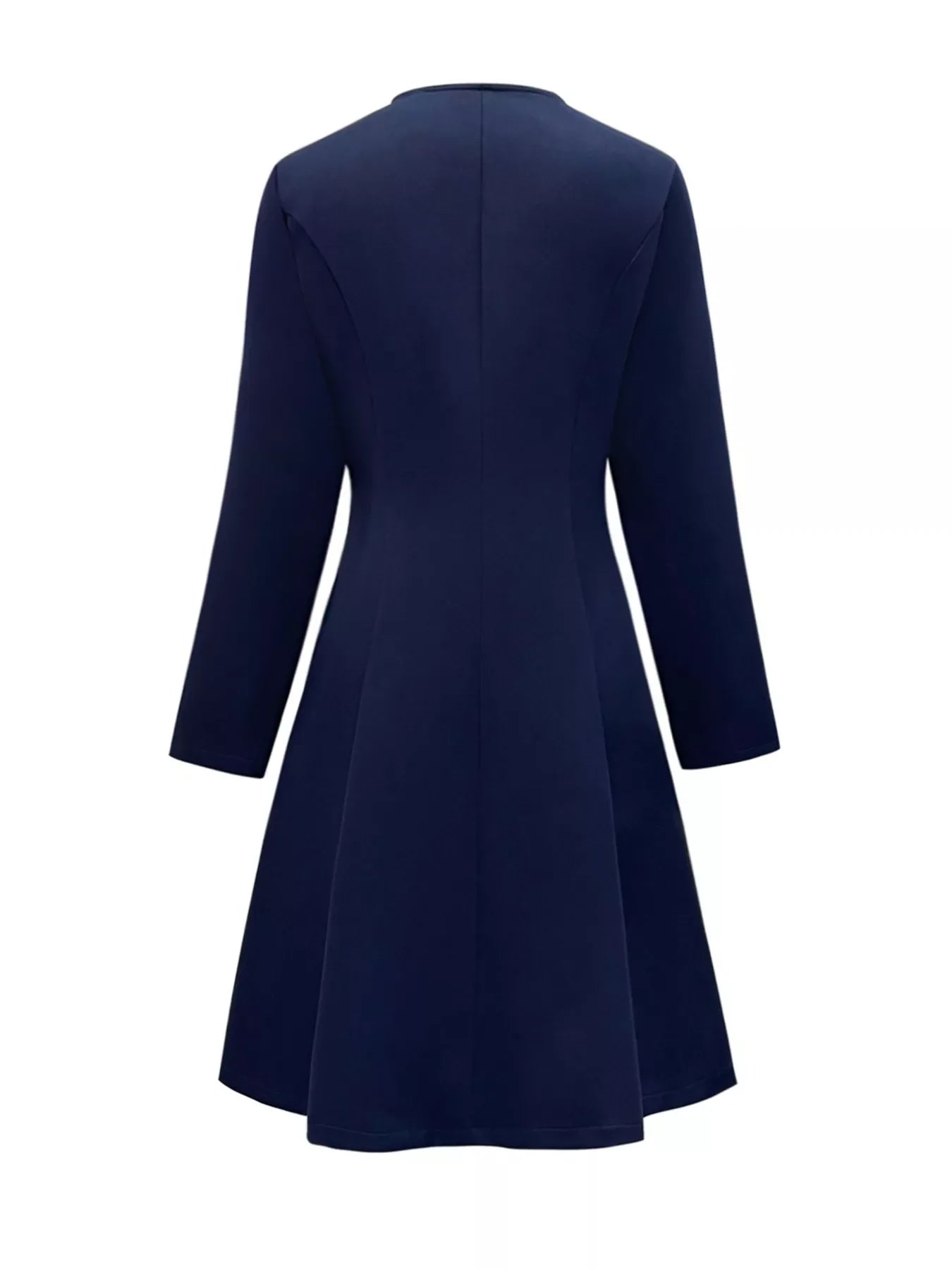 Button-Front A-Line Dress