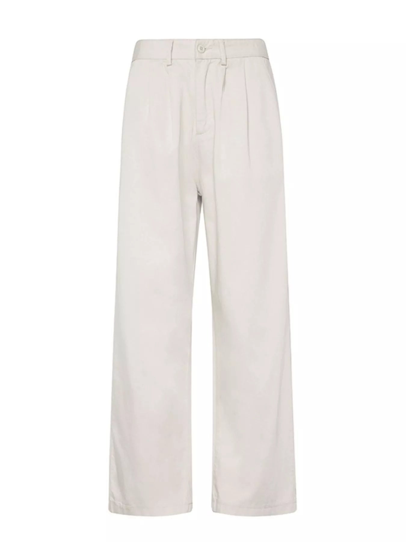 Men's relaxed fit pants with a drawstring waist and pockets.