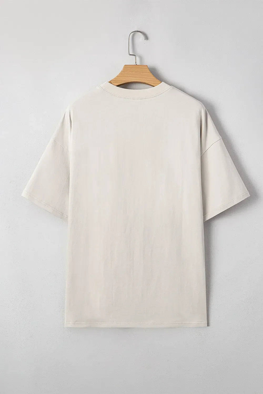 Casual Oversize Bow Drop Shoulder Tunic Casual Tee