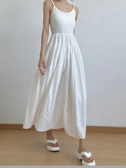 Casual Scoop Neck Cami Dress