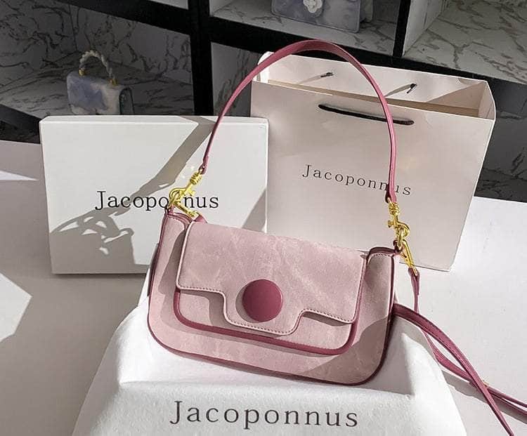 Chic Cute Leather Top handle Crossbody Bag