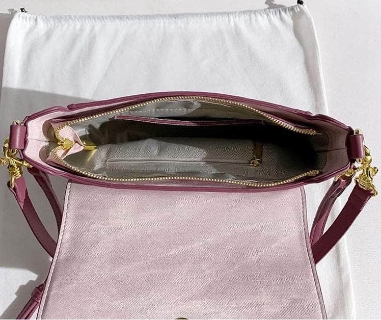 Chic Cute Leather Top handle Crossbody Bag